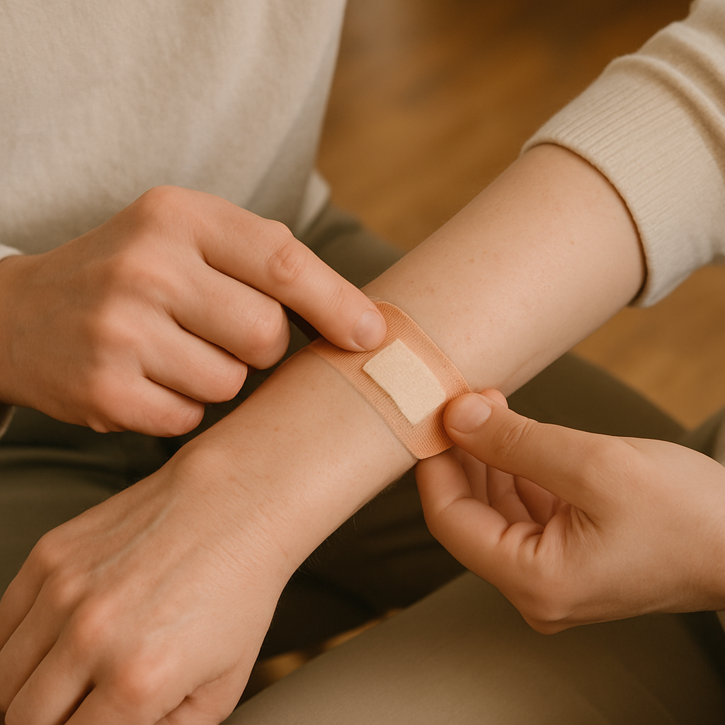 Soin de pansement délicat